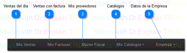 Menú de Opciones